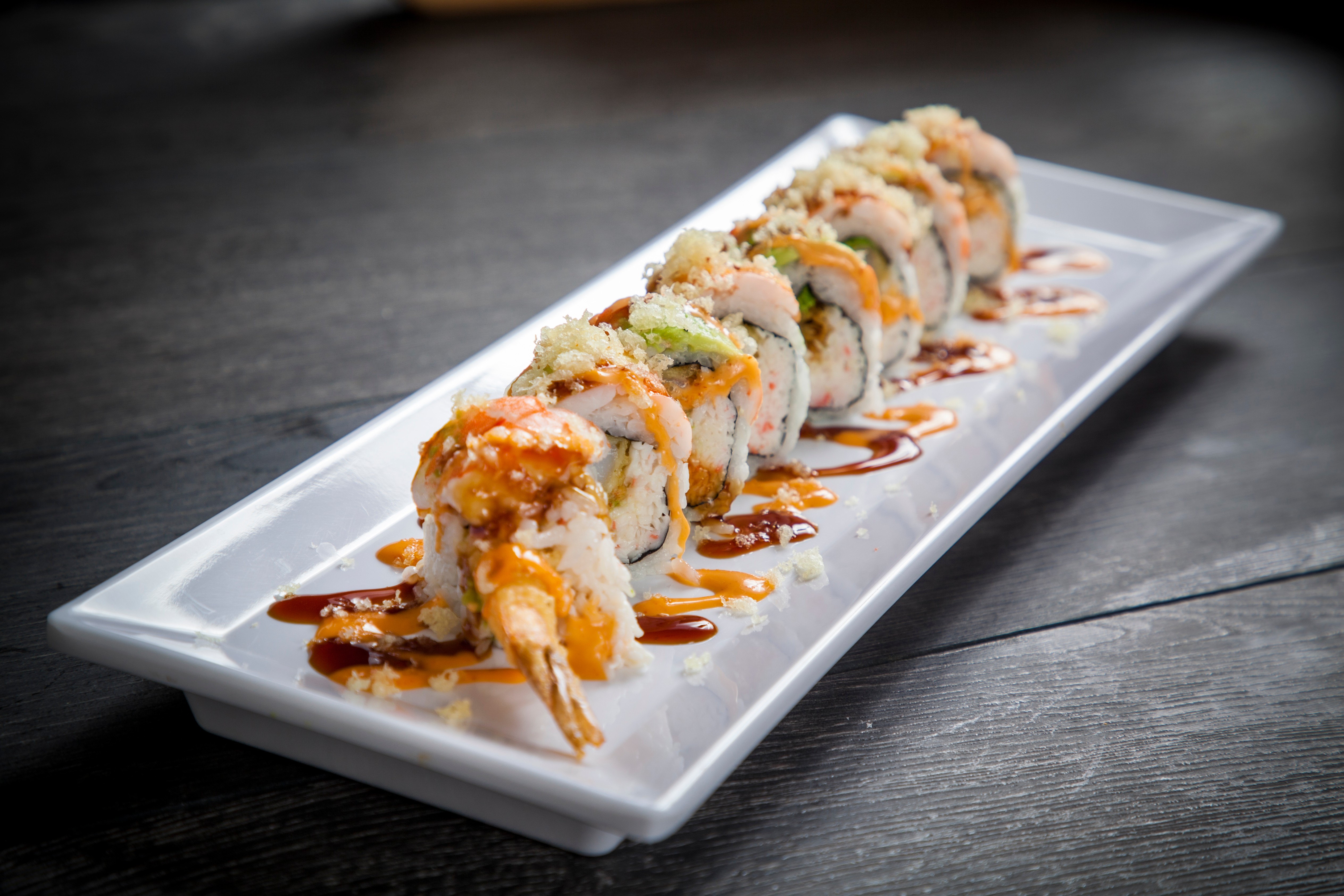 Order Tiger Roll food online from Ozen Sushi store, Cypress on bringmethat.com