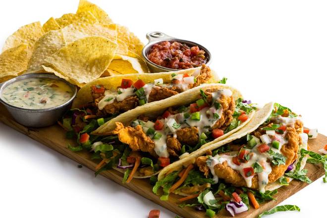 Order Grilled Chicken Street Tacos food online from Cotton Patch Cafe store, Grapevine on bringmethat.com