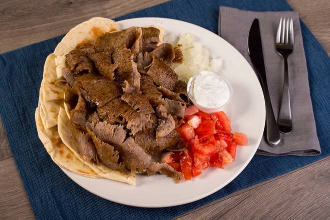 Order Gyro Platter food online from Papa Gyros store, Uniontown on bringmethat.com