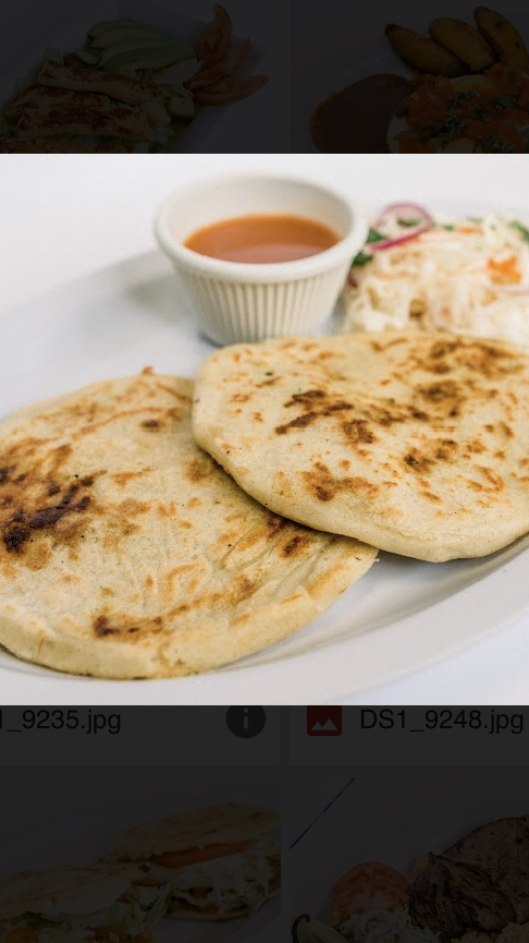 Order Pork and cheese pupusa. food online from Jalapeno's Restaurant store, Everett on bringmethat.com