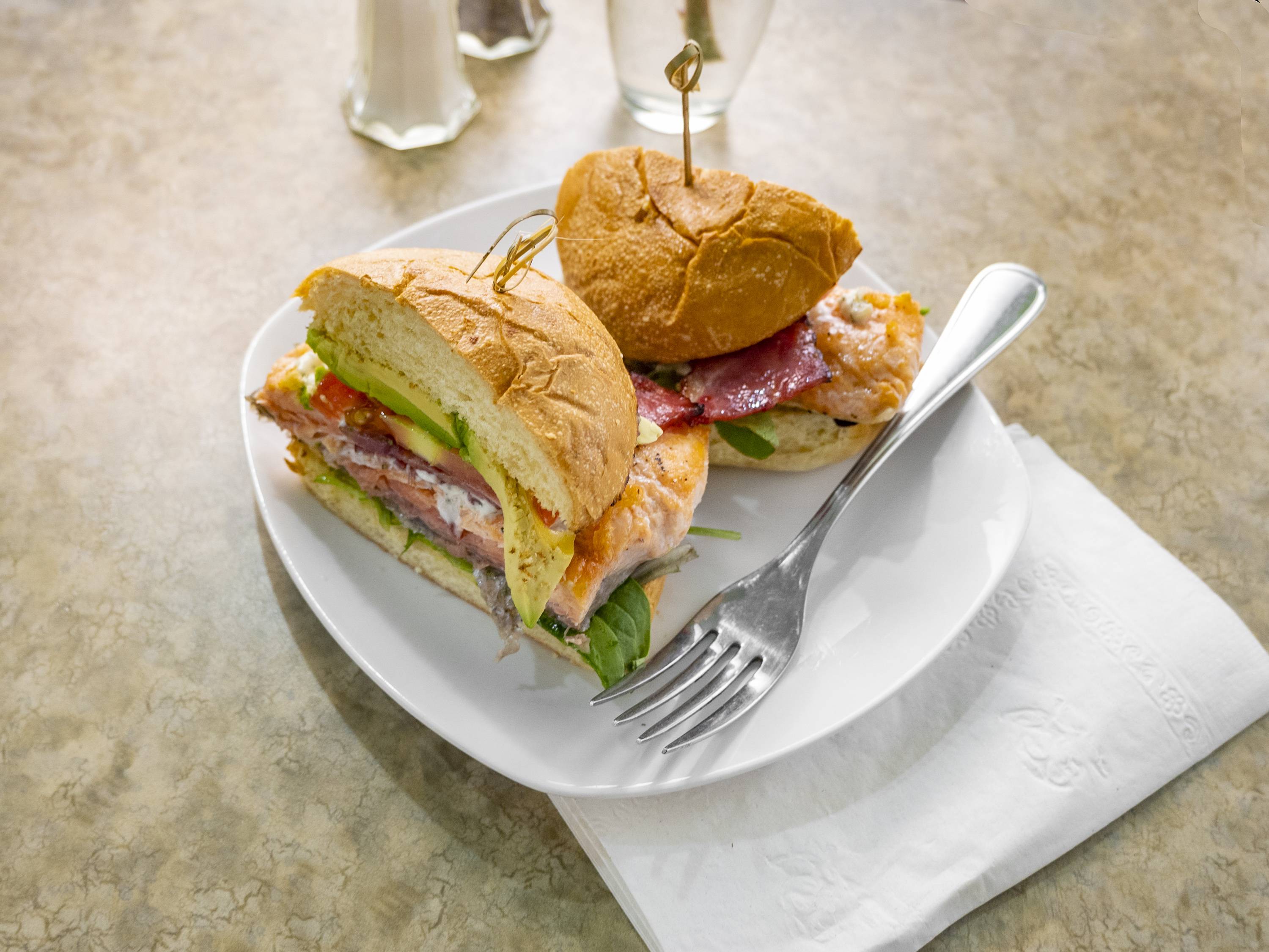 Order Salmon BLT with Avocado food online from Welcome Home Cafe store, Jenkintown on bringmethat.com