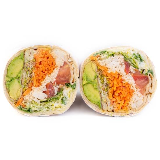 Order Primavera Wrap food online from Calif. Chicken Cafe store, Los Angeles on bringmethat.com