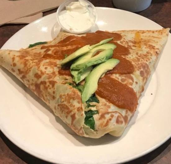 Order Fajita Crepe food online from City Coffeehouse & Creperie store, Clayton on bringmethat.com