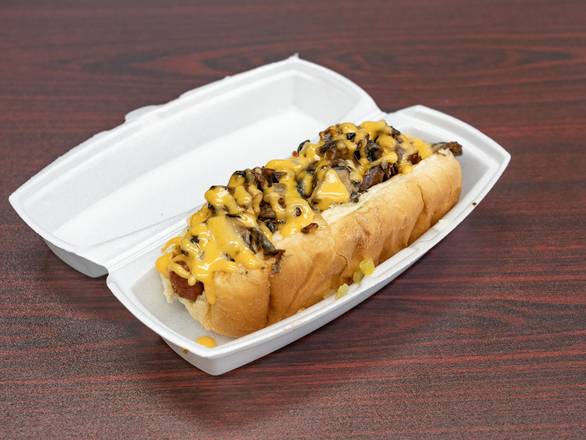 Order 6" Mushroom Swiss Dog food online from A1 DOGS & BURGERS store, Dearborn on bringmethat.com