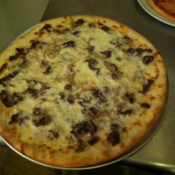 Order Cheesesteak White Pizza food online from Pizzeria Pesto store, Philadelphia on bringmethat.com