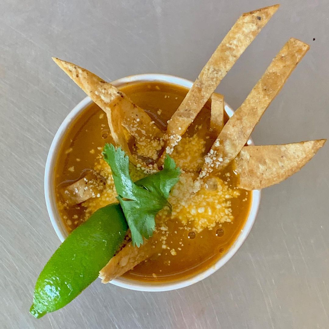 Order Spicy Chicken Tortilla Soup food online from Tito Santana store, Beacon on bringmethat.com