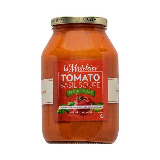 Order Tomato Basil Soup Reduced Fat food online from Eggcellence Cafe store, Houston on bringmethat.com