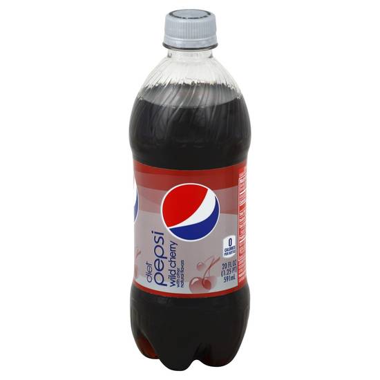 Order Pepsi Cola Diet Soda Wild Cherry Bottle (20 oz) food online from Rite Aid store, Grafton on bringmethat.com