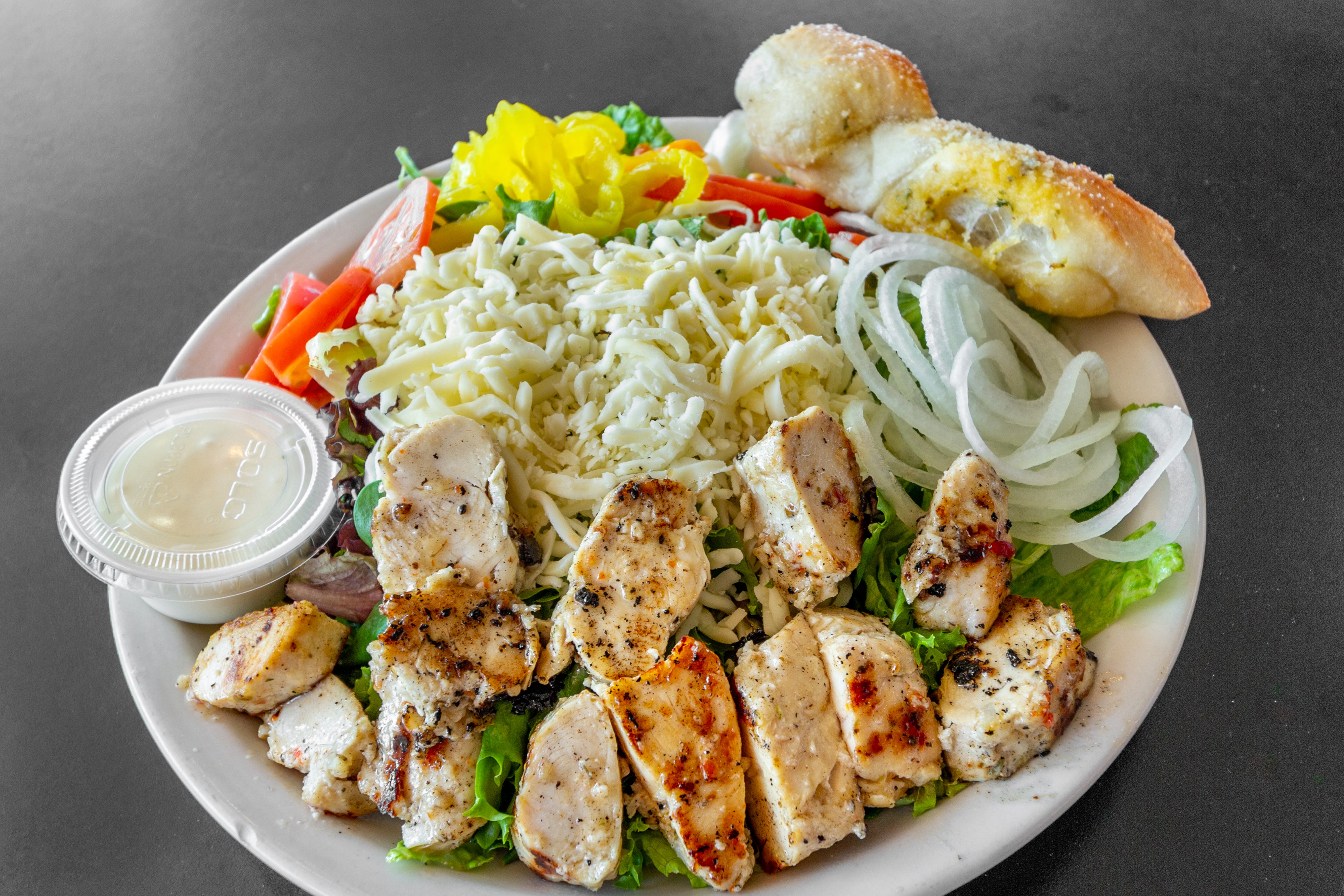 Order Grilled Chicken Salad - Salad food online from Molinara's store, Tonawanda on bringmethat.com