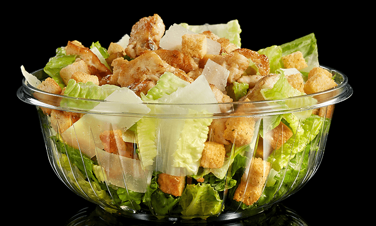 Order Grilled Chicken Caesar Salad food online from Lee's Burger Place store, Newton on bringmethat.com