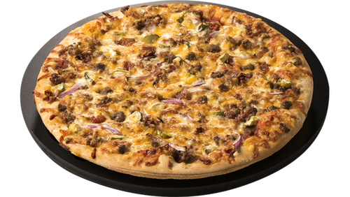Order Bacon Cheeseburger - Small food online from Pizza Ranch store, Verona on bringmethat.com