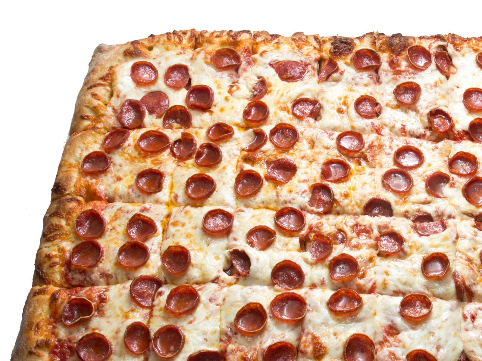 Order Sheet Cheese Pizza *Shown with Pepperoni, additional charge applies food online from Perri's Pizzeria store, Rochester on bringmethat.com
