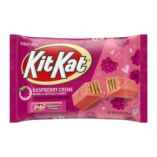 Order KIT KAT&reg; Miniatures Raspberry Flavored Creme Wafer Candy Bars, Valentine's Day, 8.4 oz food online from Cvs store, EL MONTE on bringmethat.com