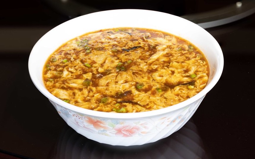 Order Hot and Sour Soup 酸辣汤 food online from China town Restaurant store, Anchorage on bringmethat.com