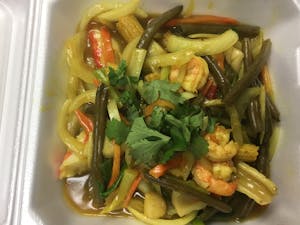 Order S2. Seafood Curry food online from Lemongrass Cafe store, Louisville on bringmethat.com