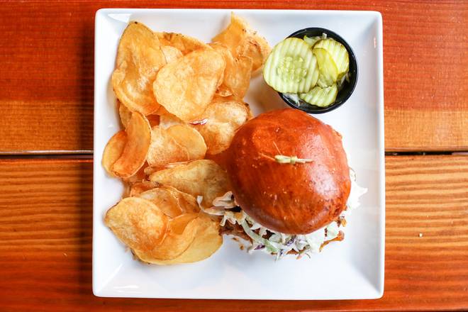 Order Pulled Pork Sandwich  food online from Tommy Tavern + Tap store, Bridgewater Township on bringmethat.com