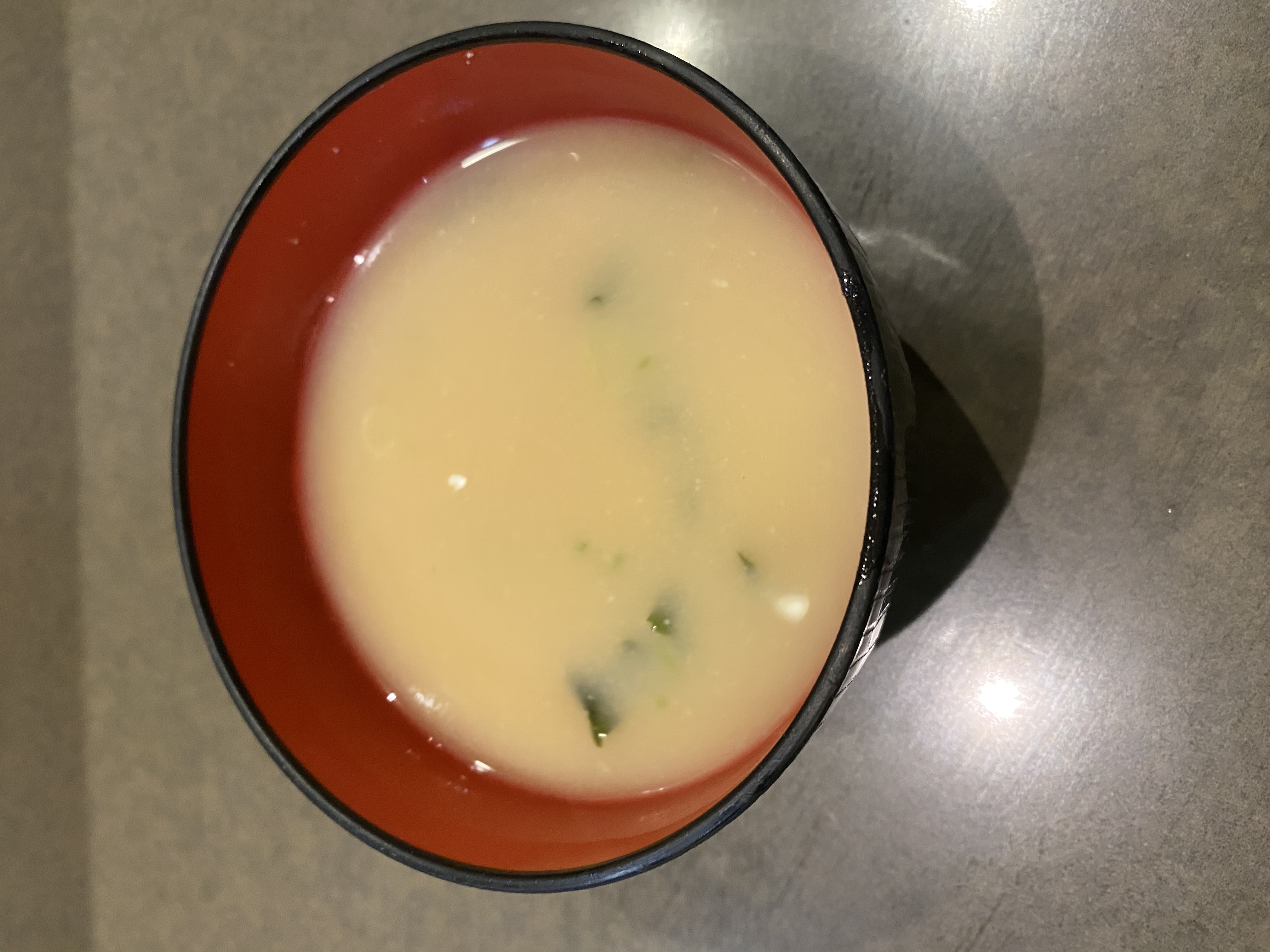 Order Miso Soup food online from Kanpai Japanese Sushi Bar and Grill store, Los Angeles on bringmethat.com