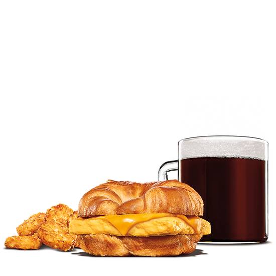 Order Egg & Cheese Croissan'wich Meal food online from Burger King store, Killeen on bringmethat.com