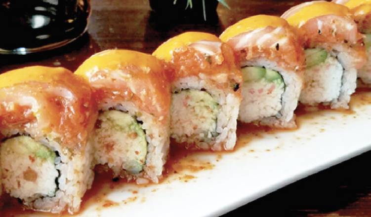 Order GIANT SALMON ROLL (Deep Copy) food online from Chomp store, Fullerton on bringmethat.com