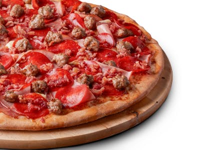 Order All Meat Pizza - Small 10" food online from Pizza Guys store, Windsor on bringmethat.com