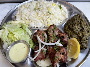 Order Lamb Tikka Lunch food online from Crown of India store, Los Angeles on bringmethat.com
