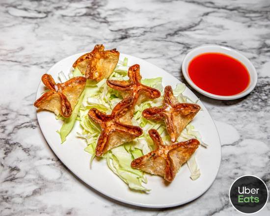Order Cream Cheese Crab Wonton (6 pcs) food online from Fortune Cookies Restaurant store, Fountain Valley on bringmethat.com