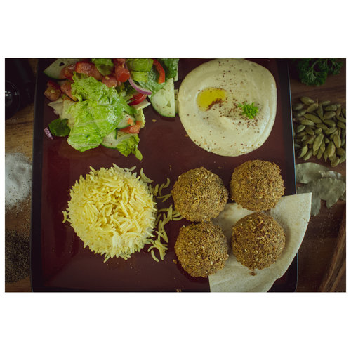 Order Vegetarian Plate food online from Ali Baba store, Chico on bringmethat.com