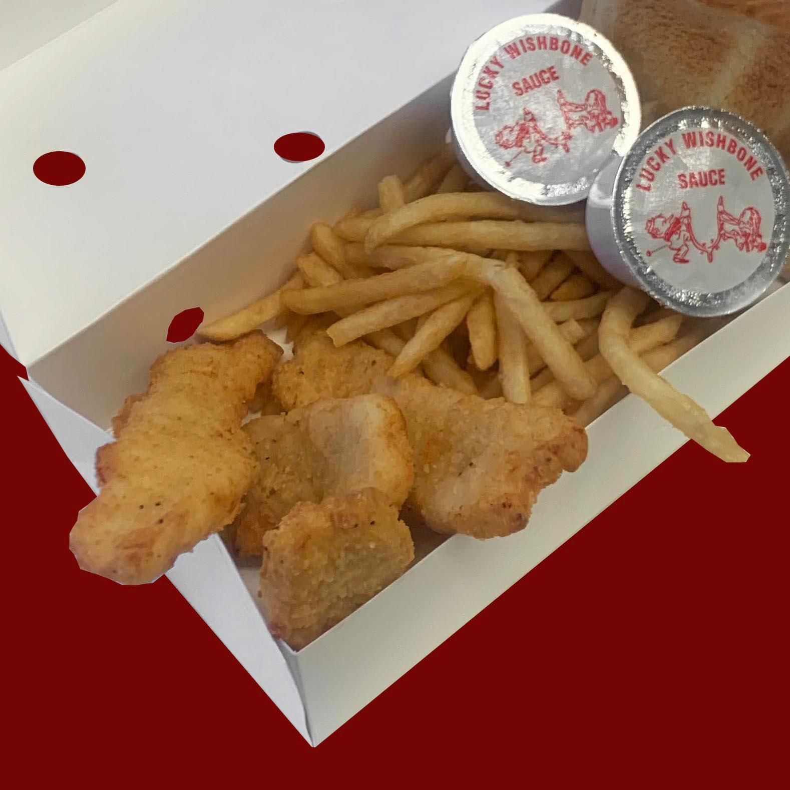 Order 3 pc Pop Fish food online from Lucky Wishbone store, Tucson on bringmethat.com