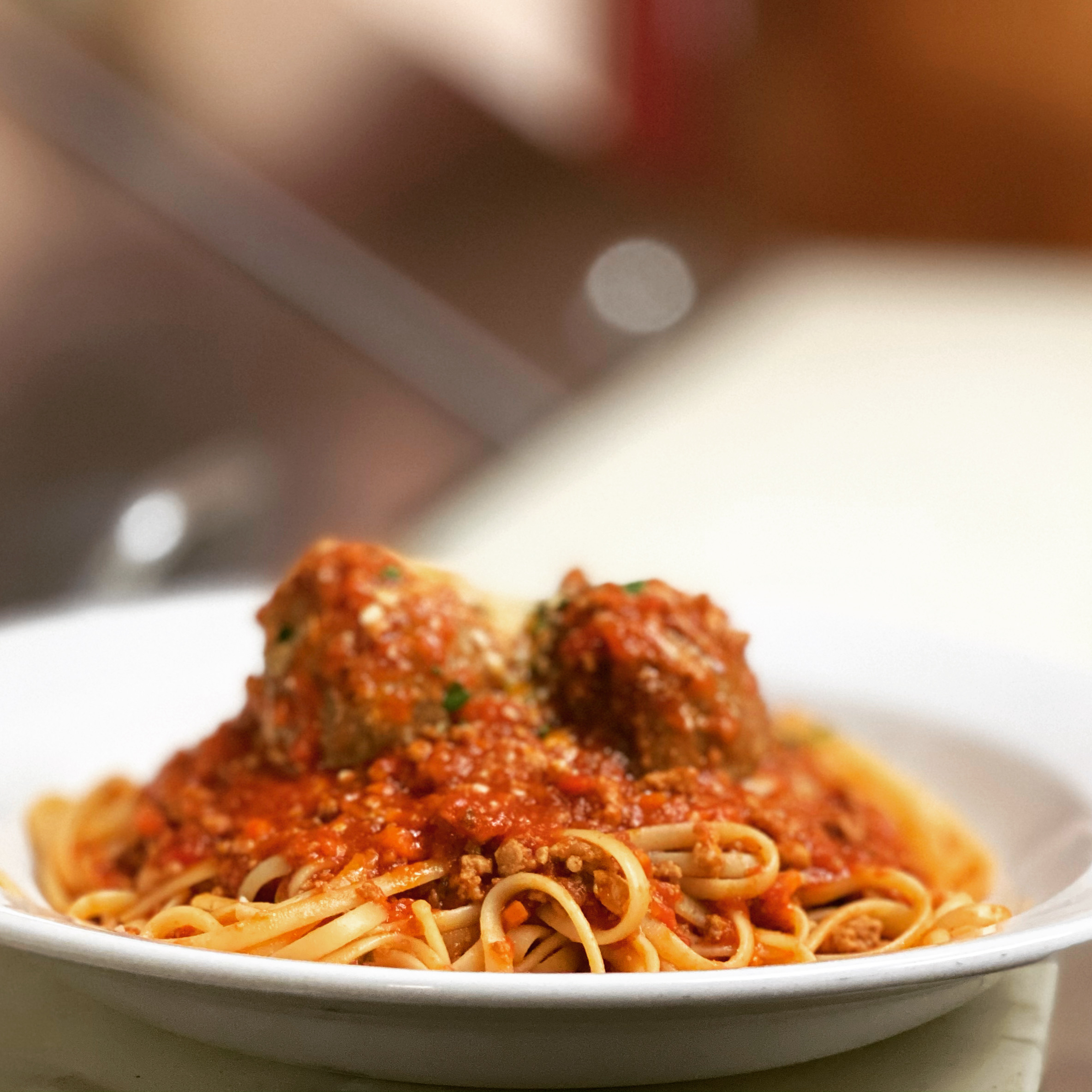 Order Pasta with Our Homemade Meatballs food online from L’Osteria store, Boston on bringmethat.com