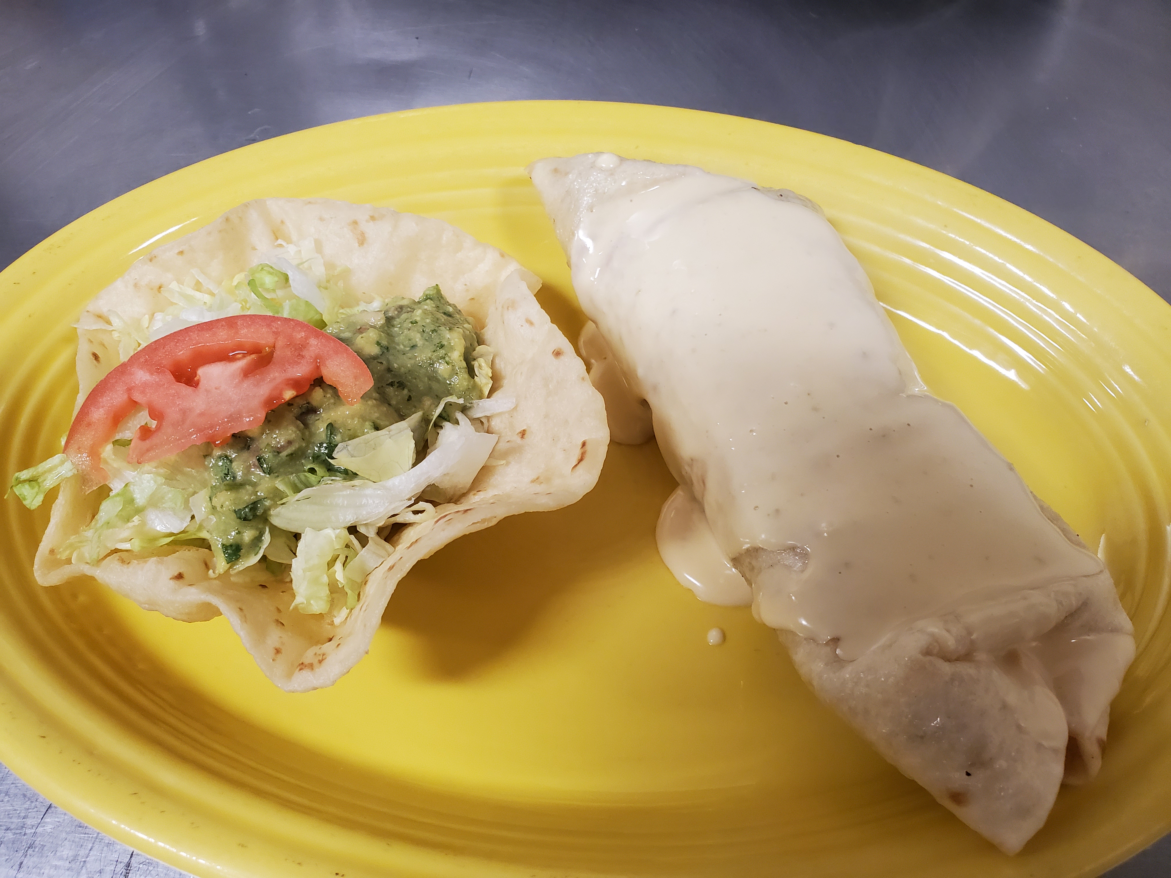 Order Camarones Chimichanga food online from Los Gallos Mexican Grill store, Rochester on bringmethat.com