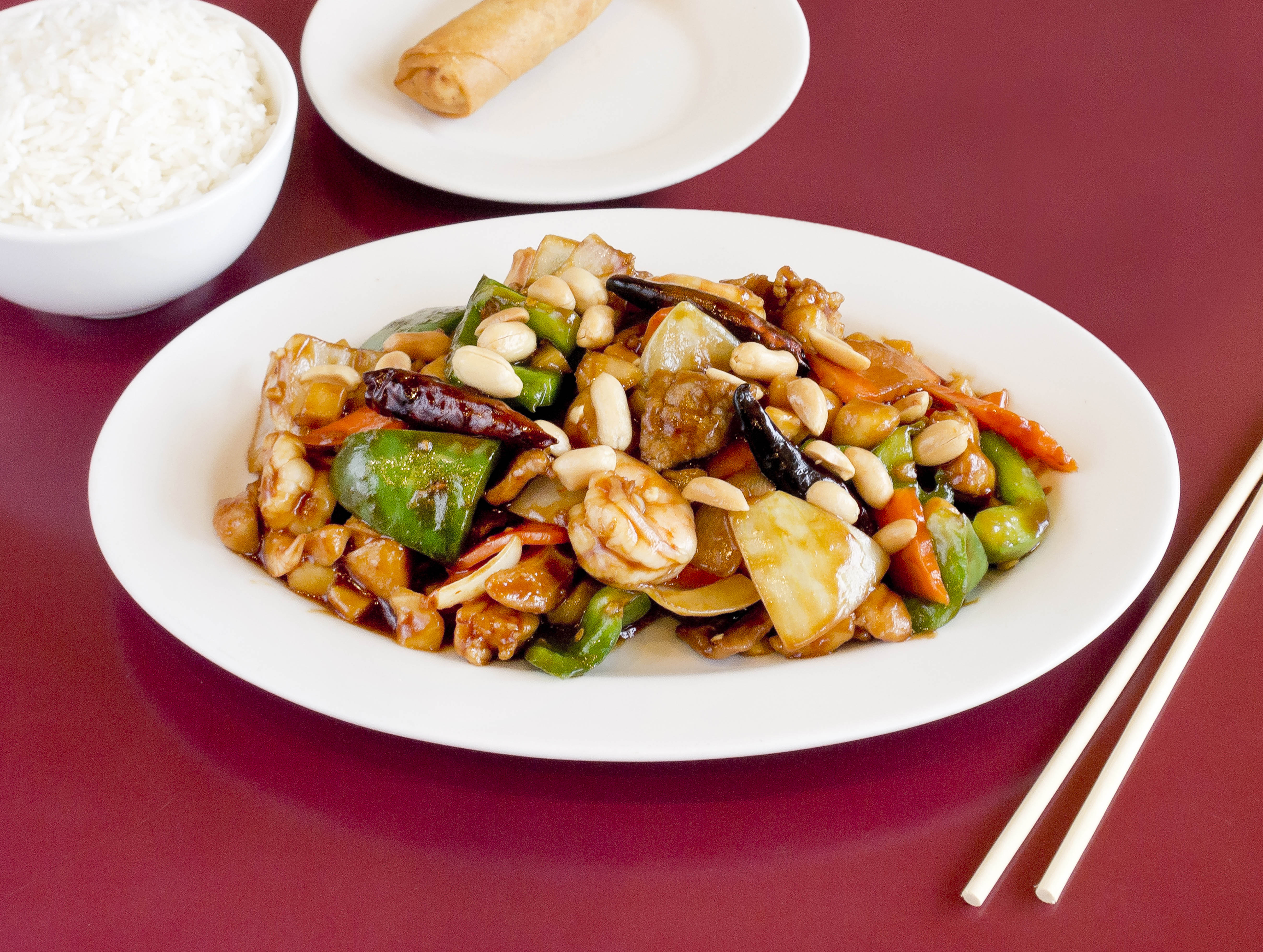 Order Kung Pao Shrimp food online from Tian an men square wok & grill store, Allen on bringmethat.com