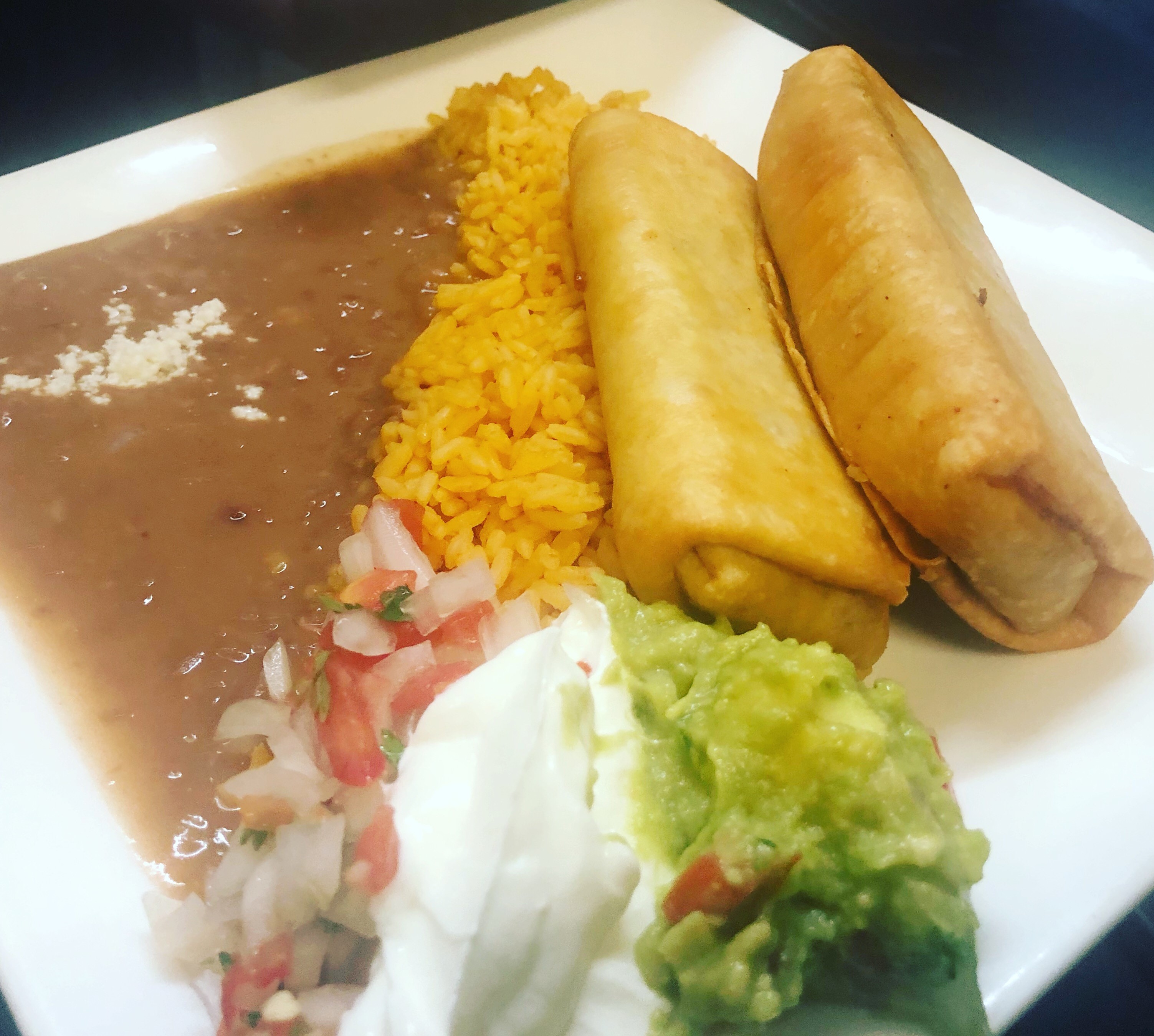 Order Chimichangas food online from Mi Rancho Mexican Restaurant store, Hackensack on bringmethat.com