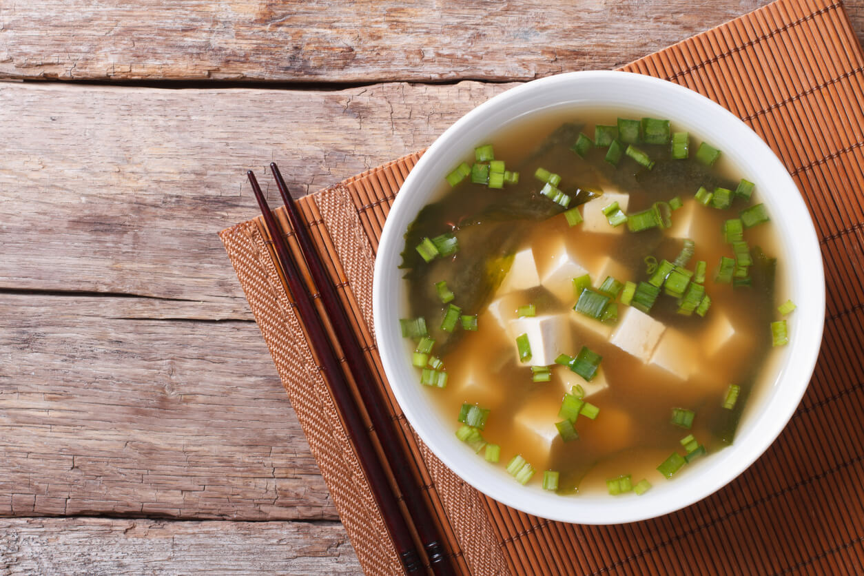 Order Miso Soup food online from Niu Japanese Fusion Lounge store, Chicago on bringmethat.com