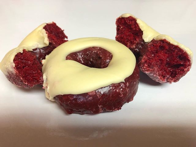Order Red Velvet Cake Donut food online from Quality Bakery store, Gulfport on bringmethat.com