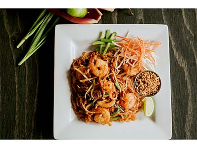 Order Phad Thai food online from Yes Siam Thai Cafe And Bar store, Seattle on bringmethat.com