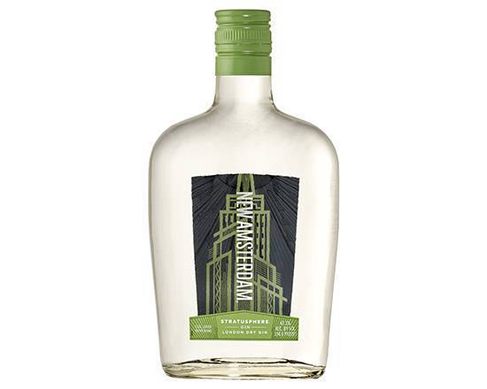 Order New Amsterdam London Dry, 375mL gin (47.3% ABV) food online from Signal Liquor store, Signal Hill on bringmethat.com