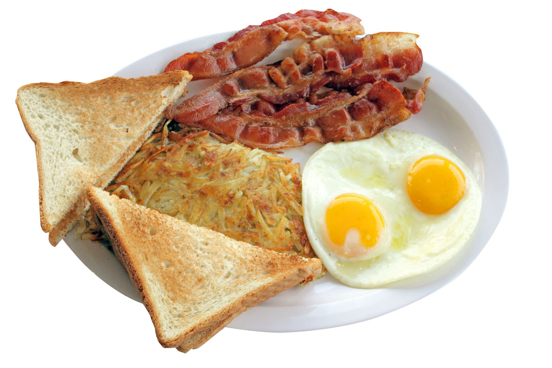 Order Bacon and Eggs Platter food online from Michael Super Burgers store, Whittier on bringmethat.com