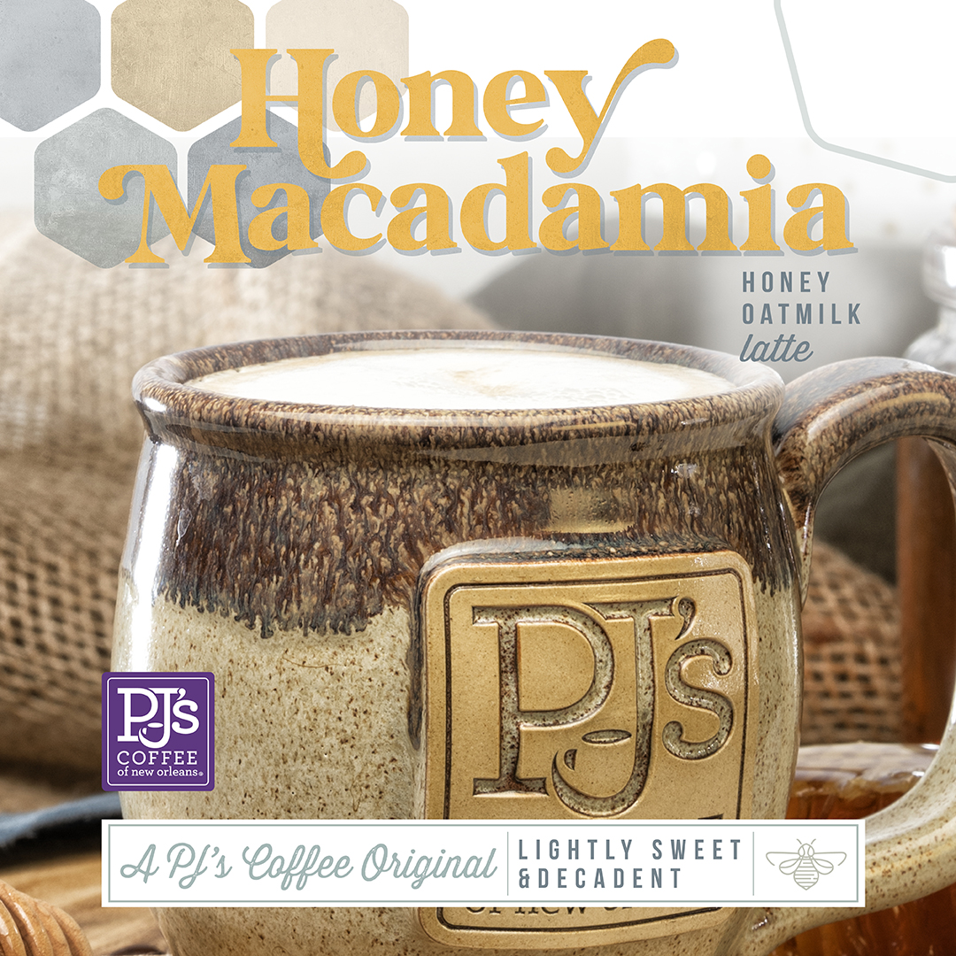 Order Honey Oat Milk Latte food online from Pj Coffee Alpharetta store, Alpharetta on bringmethat.com