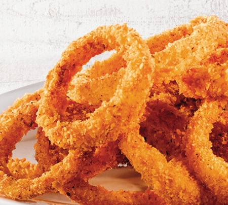Order 5 Hand-Breaded Onion Rings food online from Shoney's Restaurant store, Florence on bringmethat.com