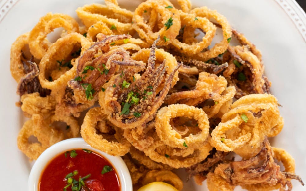 Order Calamari Fritti - Appetizer food online from Russo New York Pizzeria store, Houston on bringmethat.com