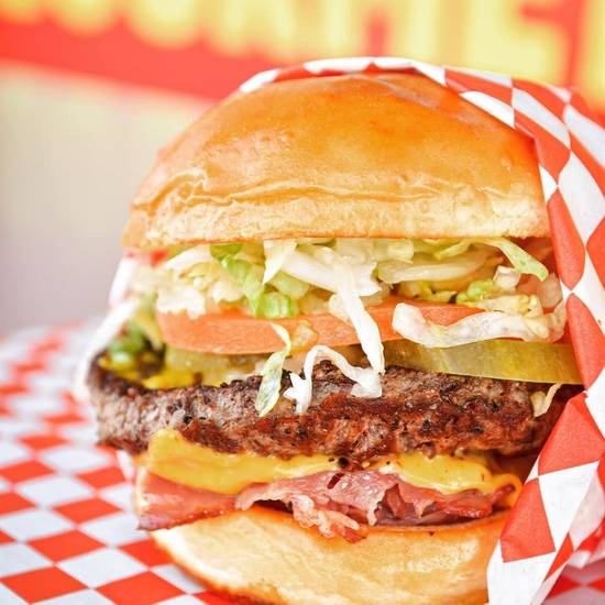 Order Pastrami Burger food online from Colorado Grill store, Fresno on bringmethat.com
