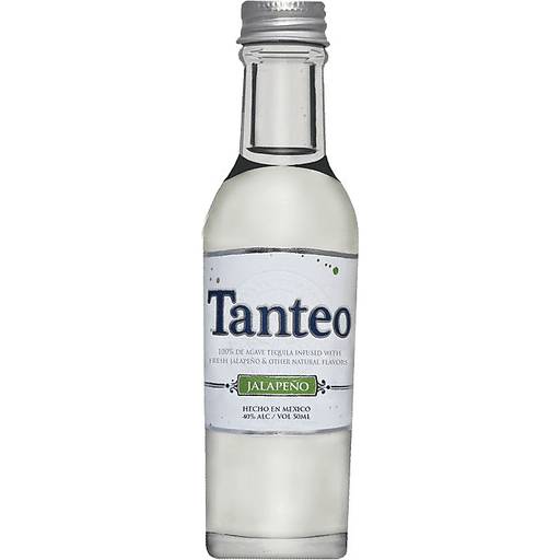 Order Tanteo Jalapeno Tequila (50 ML) 113808 food online from Bevmo! store, Escondido on bringmethat.com