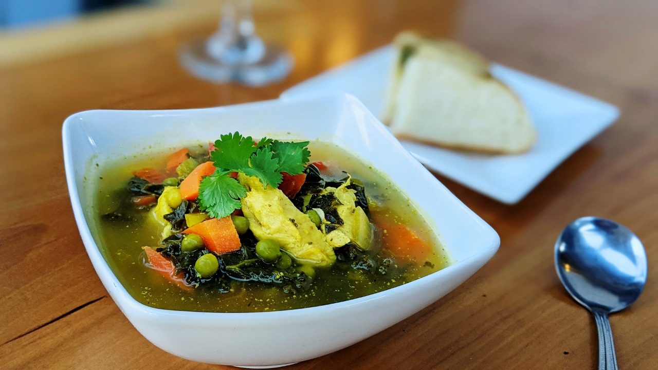 Order *Therapeutic Chicken & Vegetable Soup- Cold Quart food online from Seasons & Regions Seafood Grill store, Portland on bringmethat.com