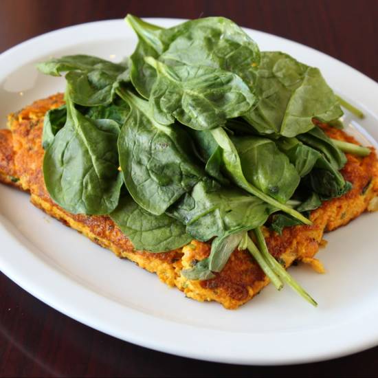 Order Scrambled Egz with Spinach food online from Green Leaves Vegan store, Los Angeles on bringmethat.com