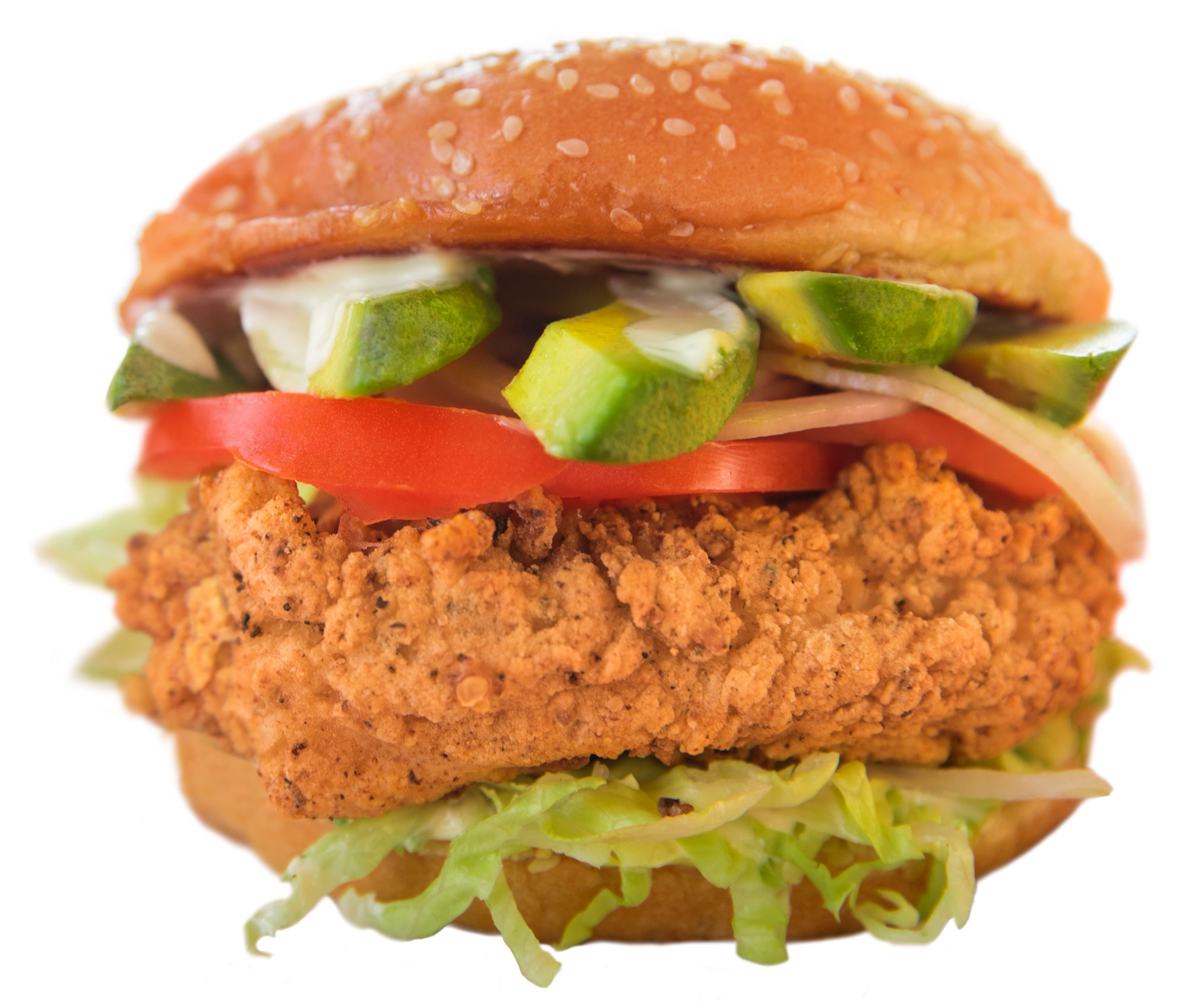 Order Chicken Cali Sandwich food online from Red Ribbon Chicken store, Irvine on bringmethat.com