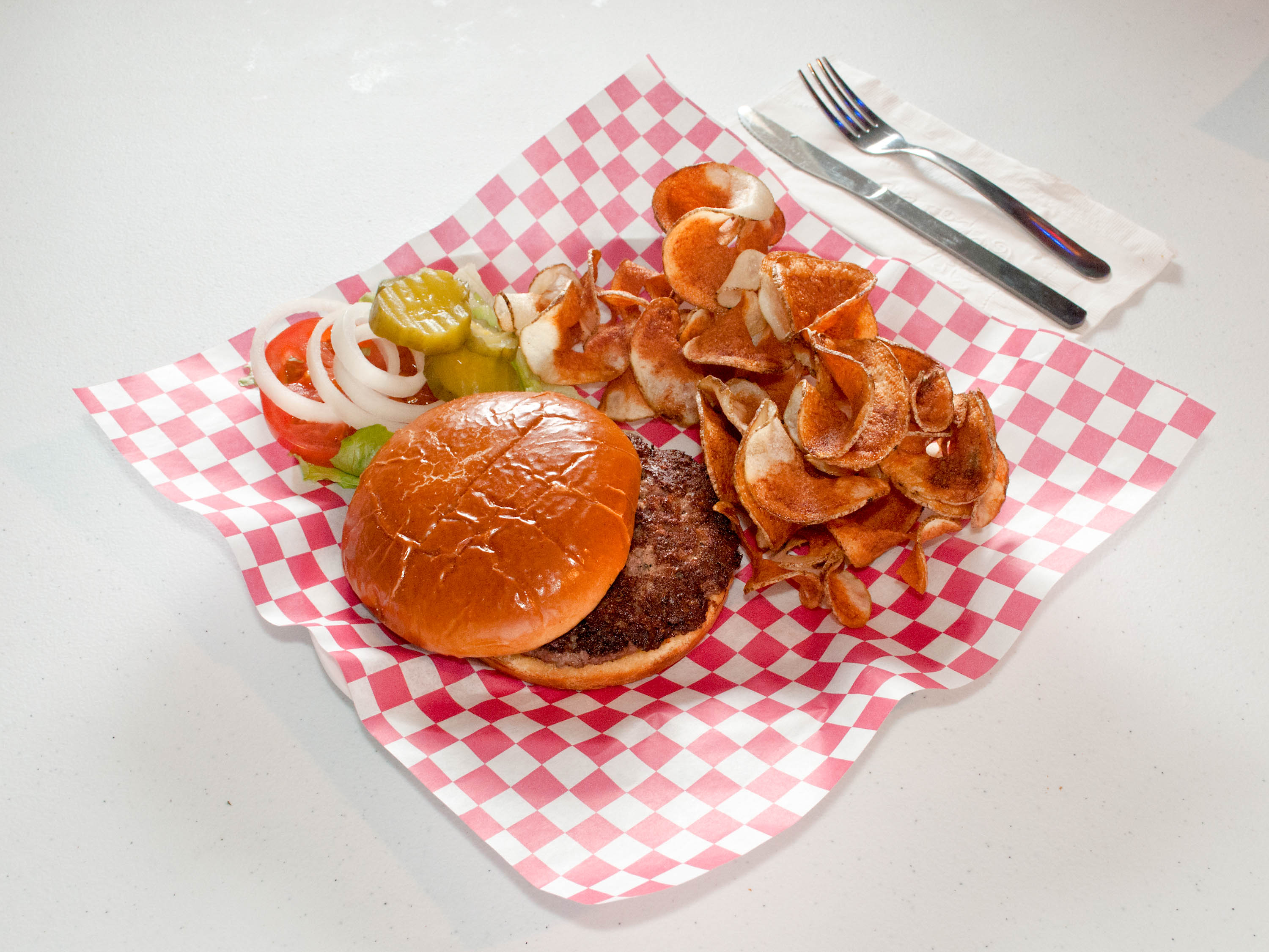 Order Classic Burger food online from Mt Pockets Bar And Grill store, Appleton on bringmethat.com