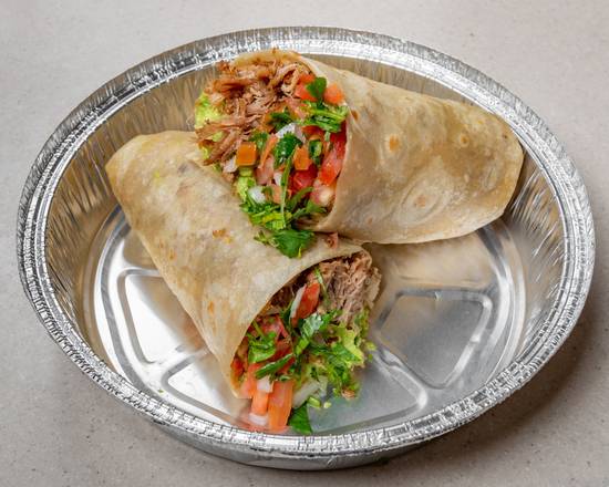 Order Carnitas Burrito food online from Rancherito's Mexican Food store, Taylorsville on bringmethat.com