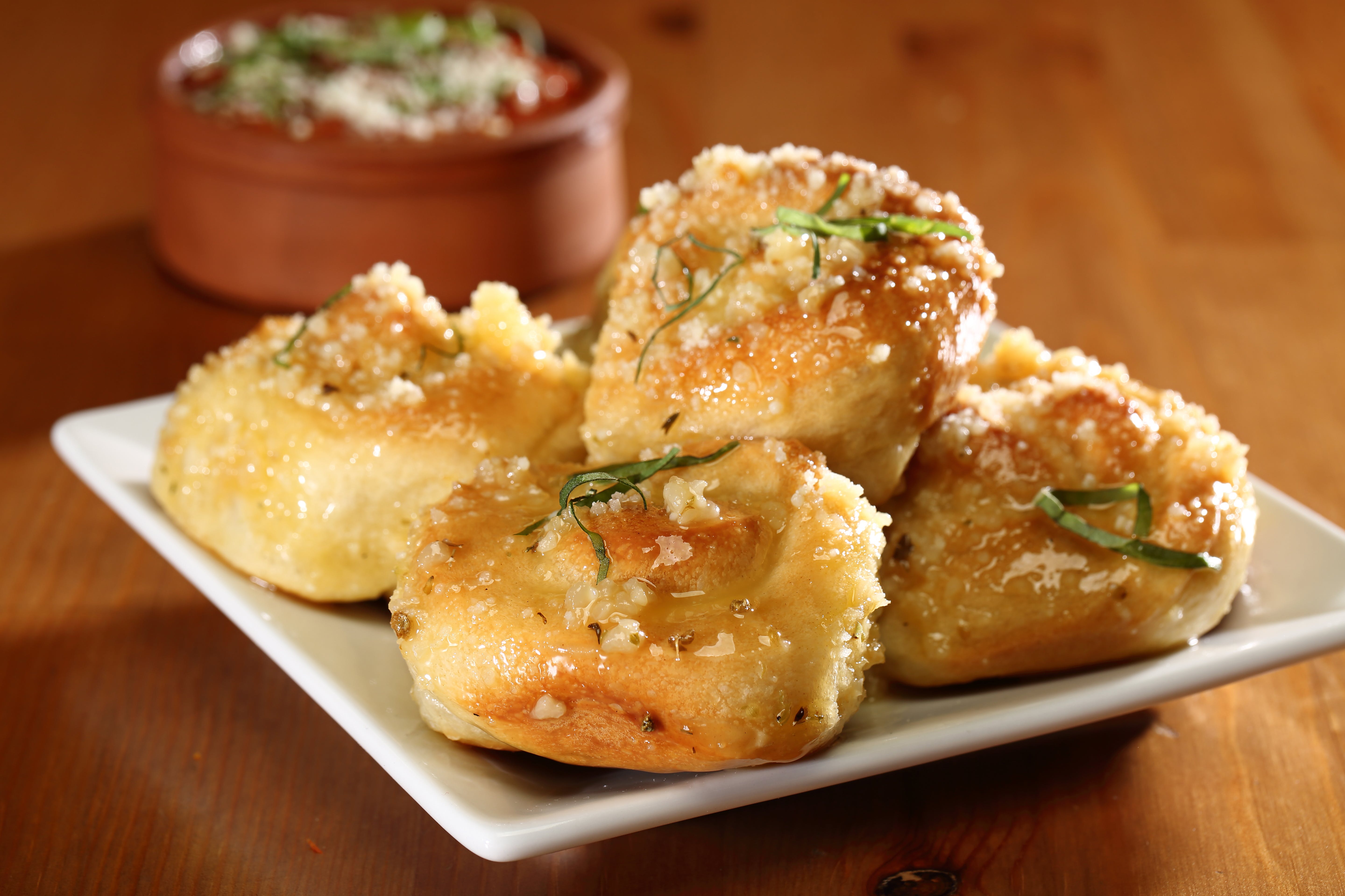 Order Garlic Knots - 6 Pieces food online from Tuscan Oven store, Albany on bringmethat.com