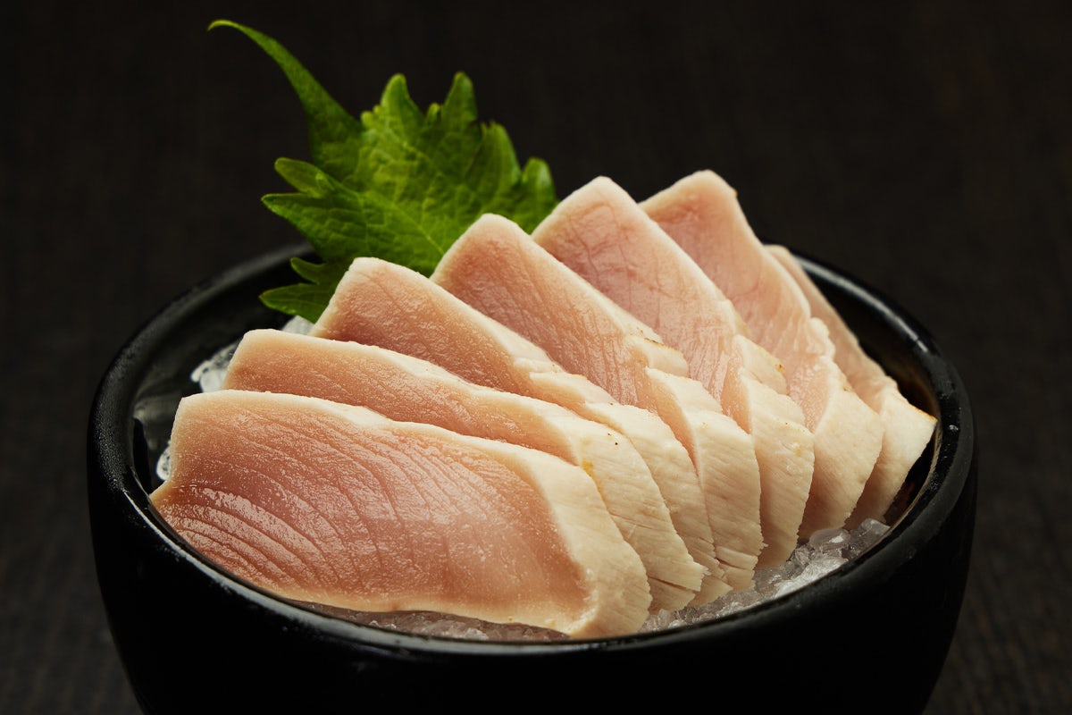 Order ALBACORE "BINCHO MAGURO" food online from RA Sushi store, Lombard on bringmethat.com