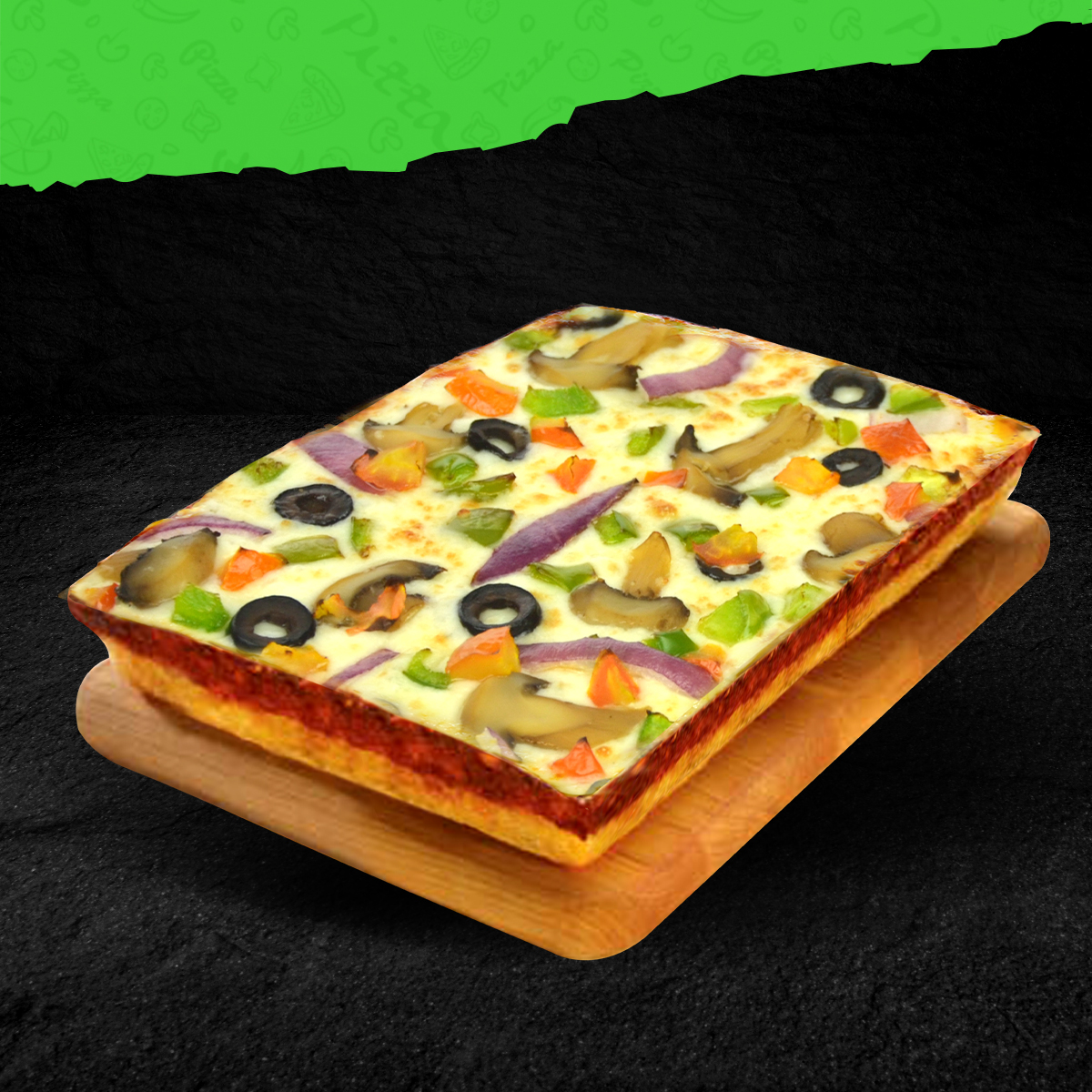 Order Personal Pan Veggie Pizza food online from Piara Pizza store, El Monte on bringmethat.com